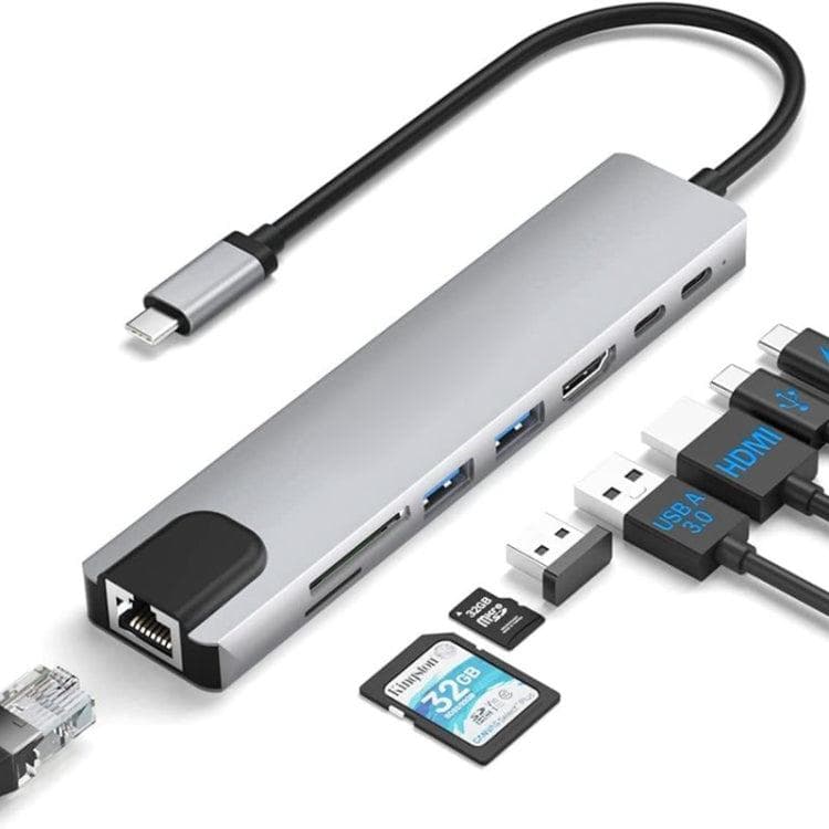 Amazon Basics 8-in-1 USB-C Hub