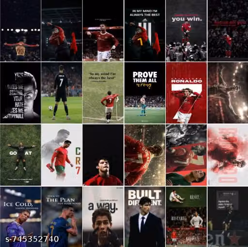 Ronaldo Poster Set – 24 Mini Posters