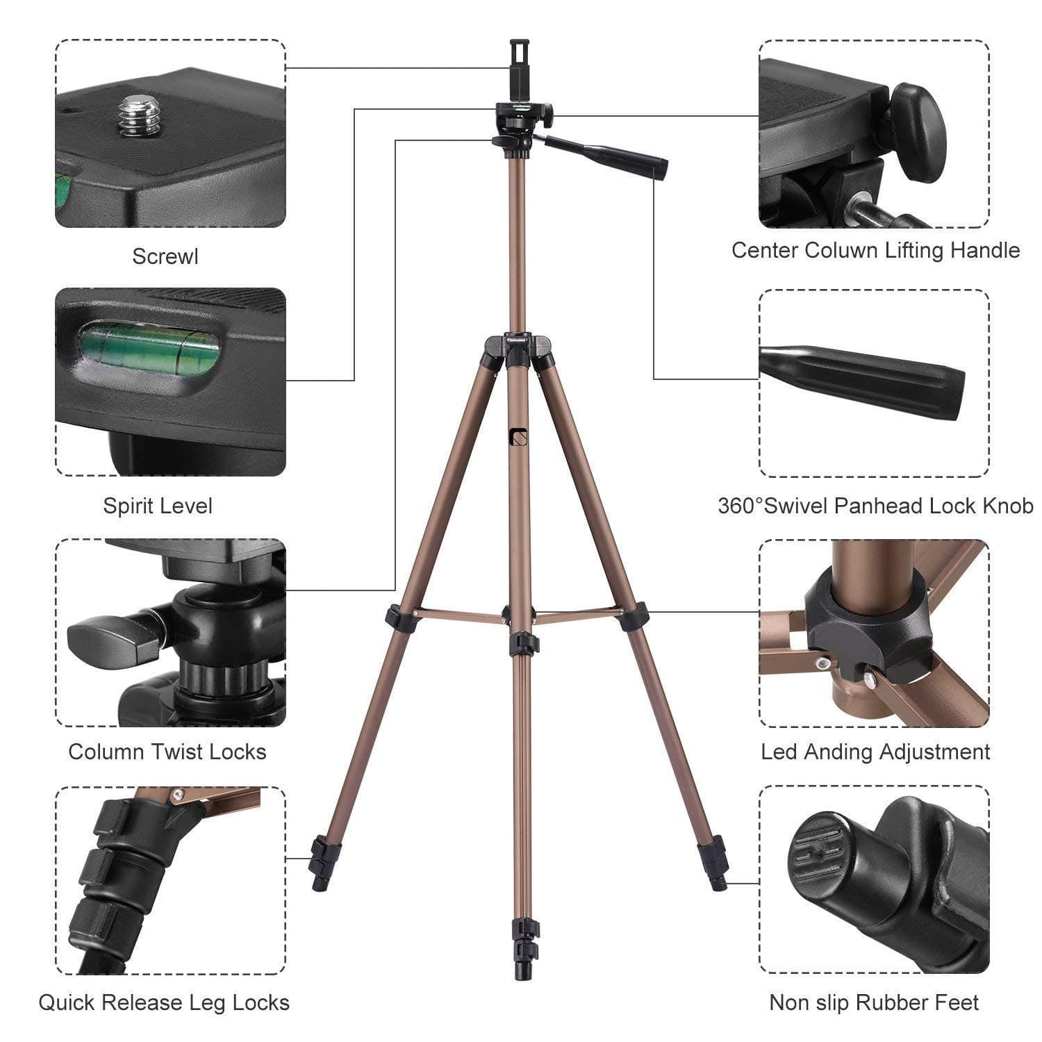 Syvo WT-3130 Aluminum Tripod