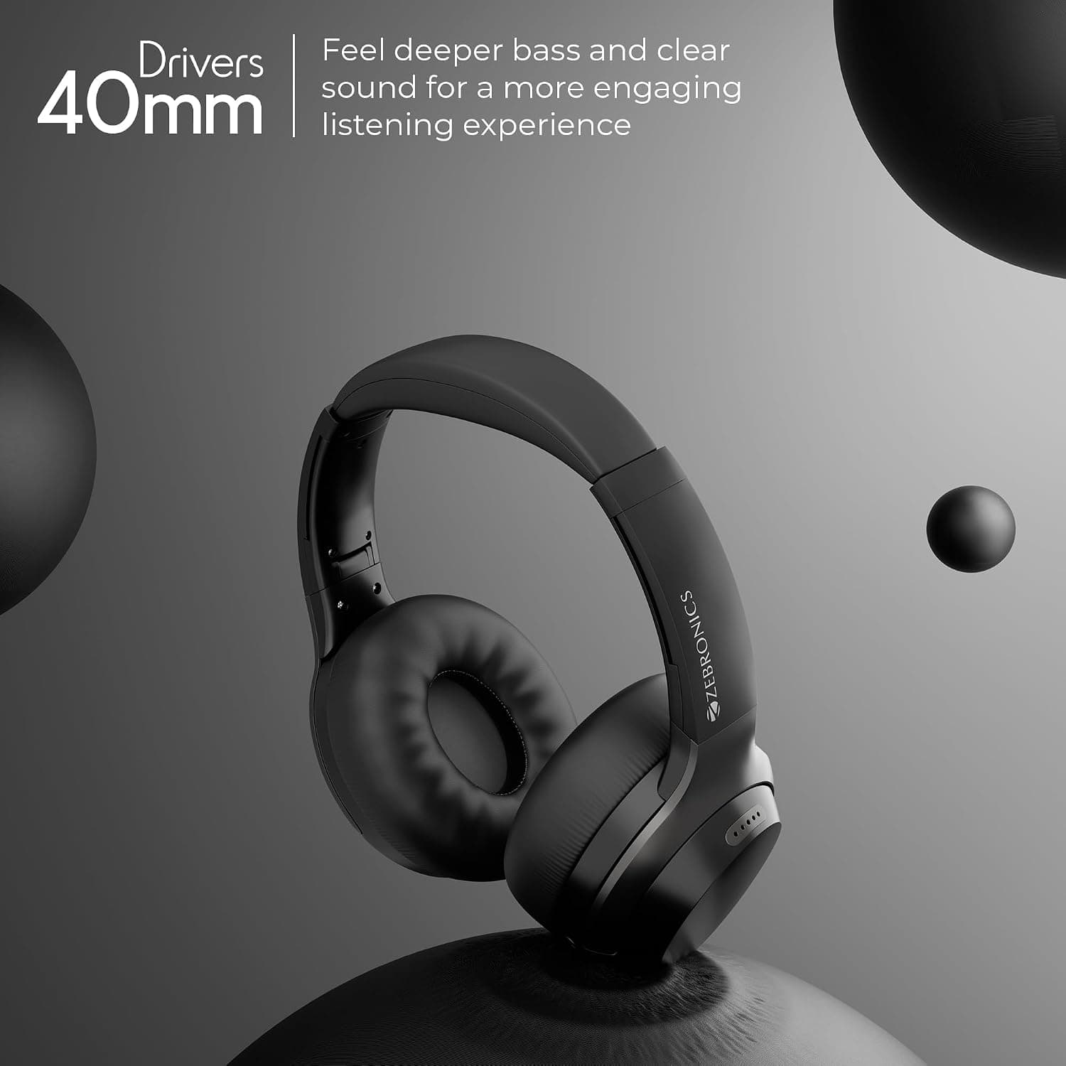 ZEBRONICS Duke Plus Wireless Headphones